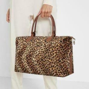 Leopard Print Weekender Bag
